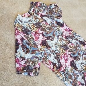 Jewel Print Mini Flared Dress